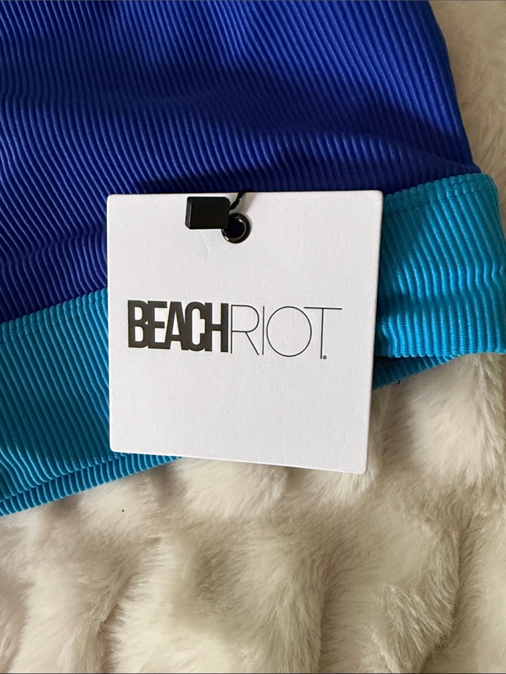 NWT Beach Riot Multicolor Ribbed Longline Sports Bra Size XL - Picture 3 of 5